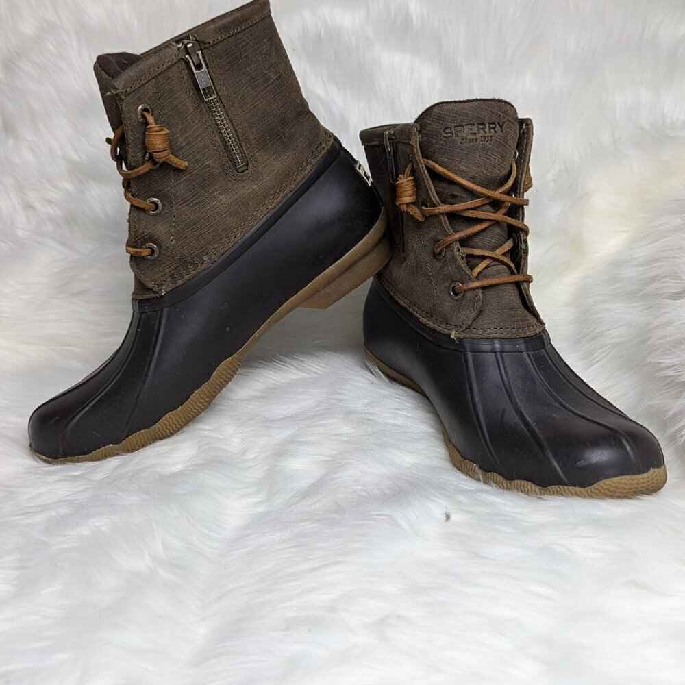 Sperry Women's Saltwater Rain Boots SIZE 7.5 M